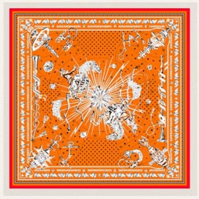 SCARF 140 CM COLORFUL 390958