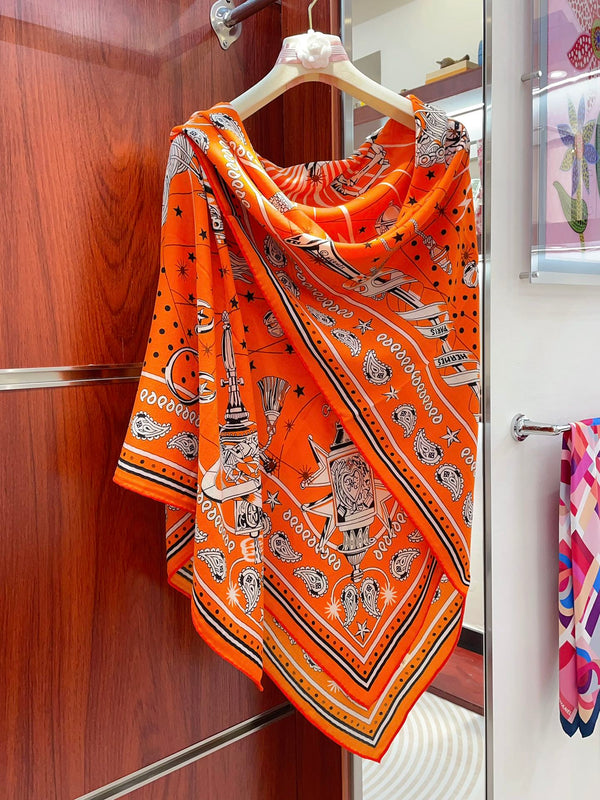 SCARF 140 CM COLORFUL 390958