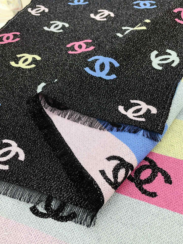 SCIARPA ARCOBALENO 180 CM IN CASHMERE E LANA COLORATI 390961