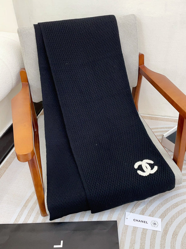 SCIARPA 190 CM IN CASHMERE NERO 393184