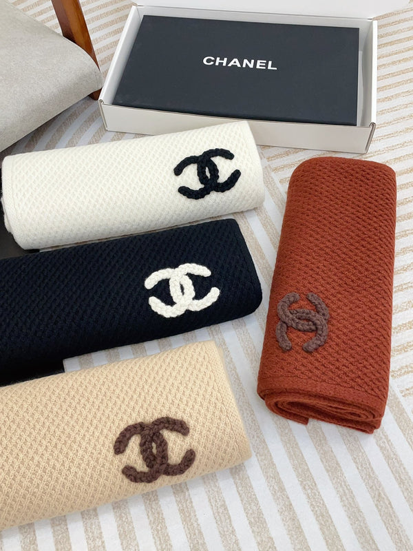 SCIARPA 190 CM IN CASHMERE NERO 393184