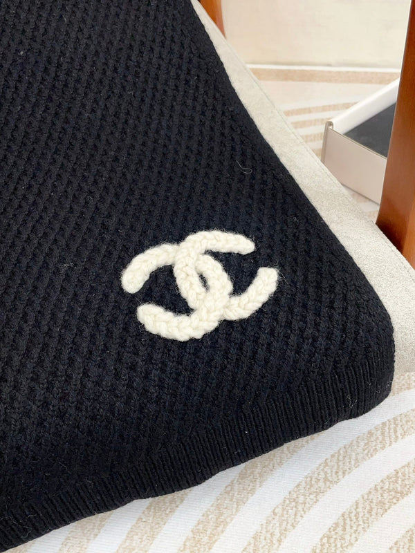 SCIARPA 190 CM IN CASHMERE NERO 393184