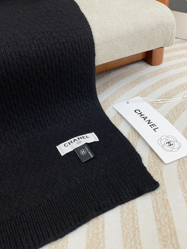 SCIARPA 190 CM IN CASHMERE NERO 393184