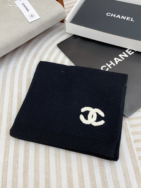 SCIARPA 190 CM IN CASHMERE NERO 393184