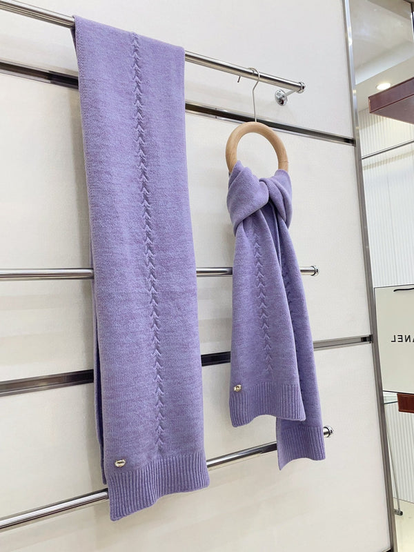 SCIARPA 180 CM IN CASHMERE VIOLA MELANGE 398267