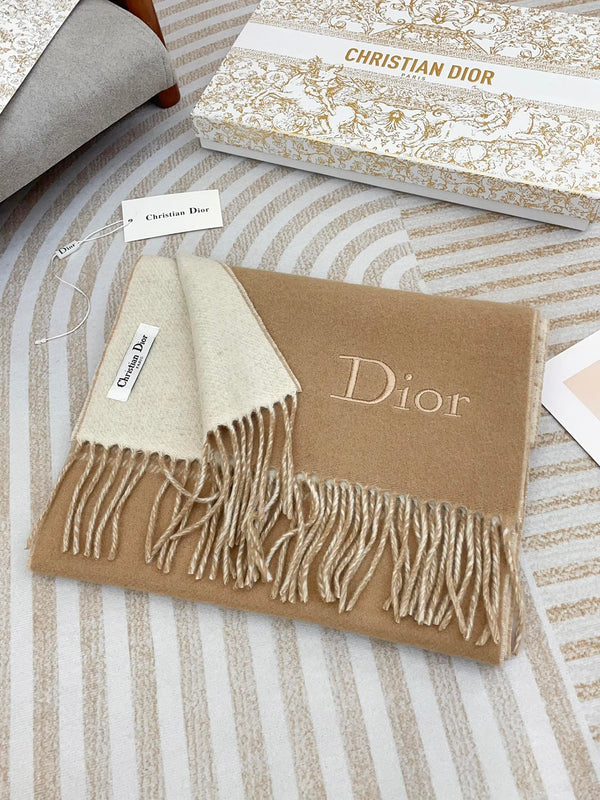 SCIARPA 180 CM IN CASHMERE BEIGE CAMMELLO 419820