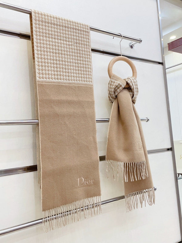 SCIARPA 180 CM IN CASHMERE BEIGE CAMMELLO 419820