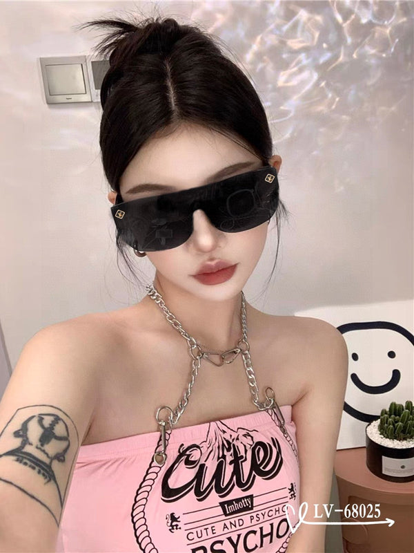 OCCHIALI DA SOLE SUPERLEGGERI QUADRATI 68025 IN ACETATO