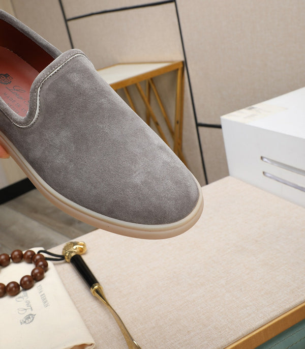 LP VENICE WALK LOAFERS LIGHT GRAY SUEDE