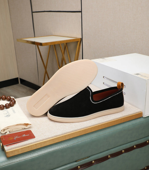 LP VENICE WALK LOAFERS BLACK SUEDE