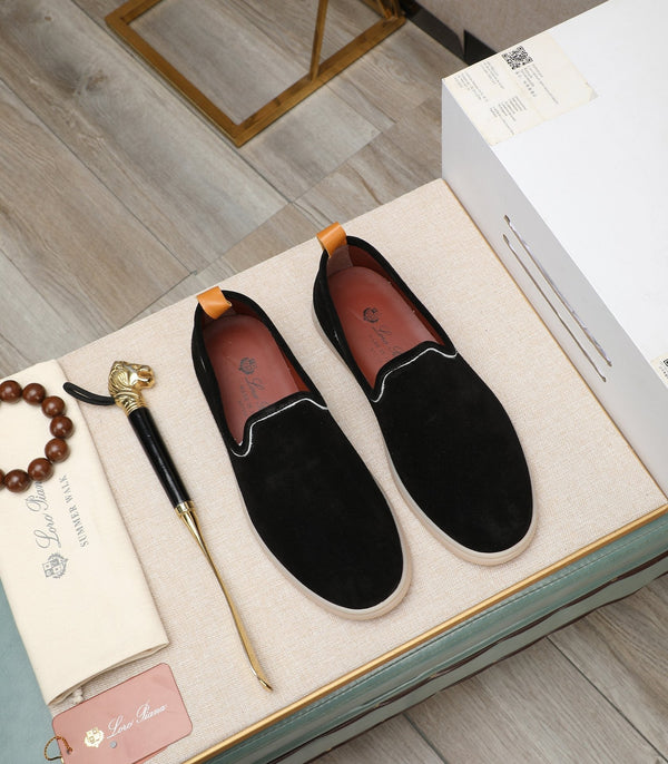 LP VENICE WALK LOAFERS BLACK SUEDE
