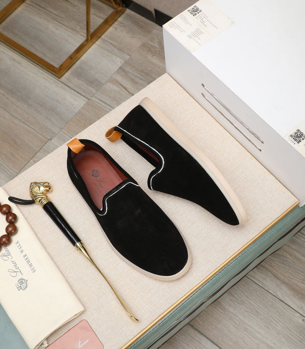 LP VENICE WALK LOAFERS BLACK SUEDE
