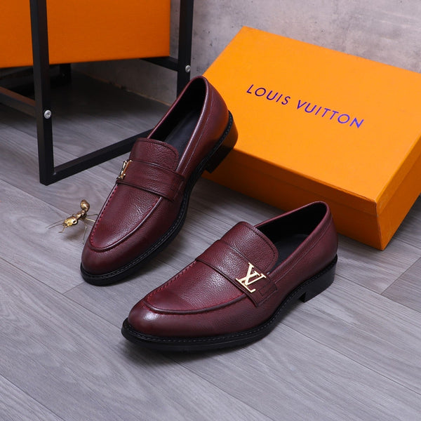 LV SAINT GERMAIN LOAFER JAM PURPLE GRAIN CALFSKIN