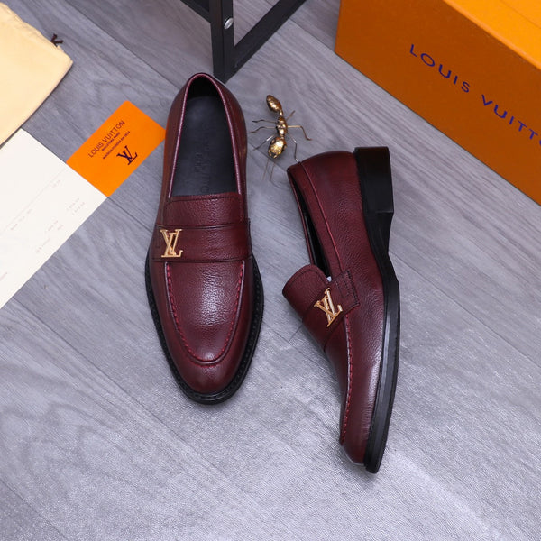 LV SAINT GERMAIN LOAFER JAM PURPLE GRAIN CALFSKIN