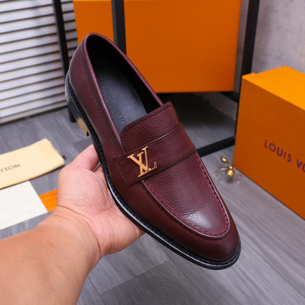 LV SAINT GERMAIN LOAFER JAM PURPLE GRAIN CALFSKIN