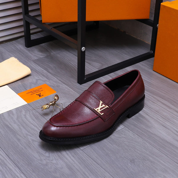 LV SAINT GERMAIN LOAFER JAM PURPLE GRAIN CALFSKIN