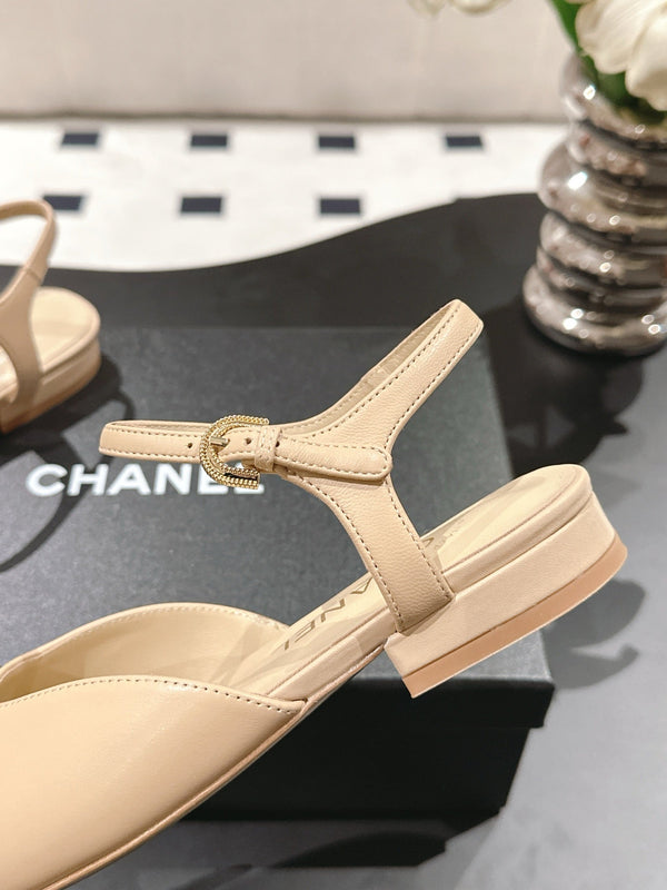 cc 25p mary jane beige lambskin black pattern 237516