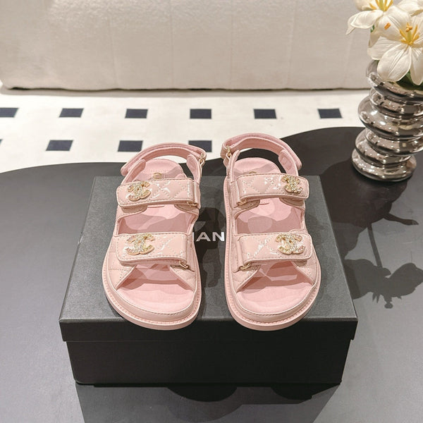 cc 25p dad sandal pink leather 237561