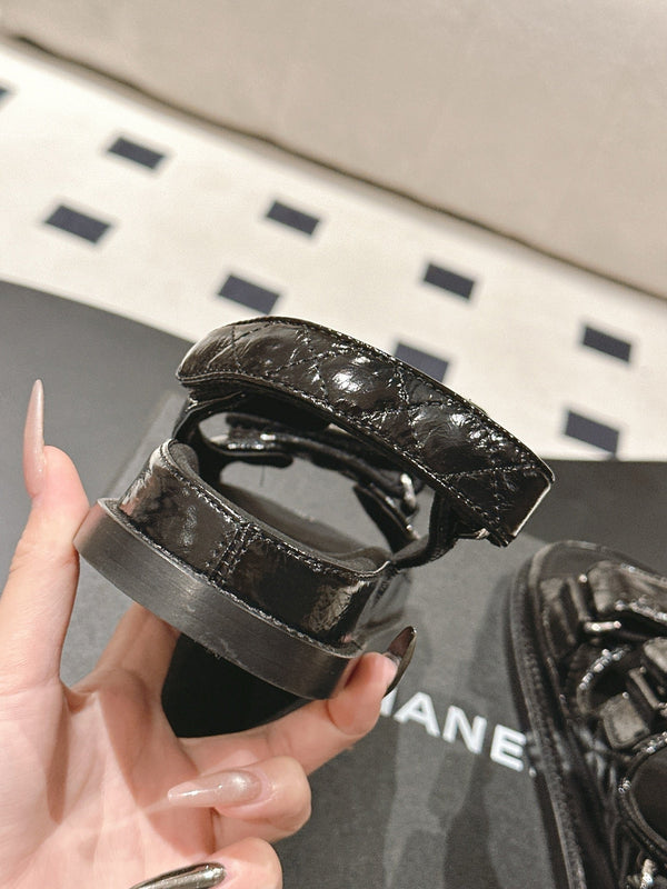 cc 25p dad sandal black leather 237562