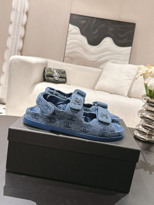 cc 25p dad sandal blue denim 237563