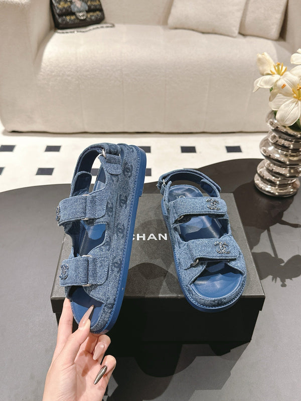 cc 25p dad sandal blue denim 237563