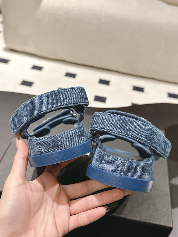 cc 25p dad sandal blue denim 237563