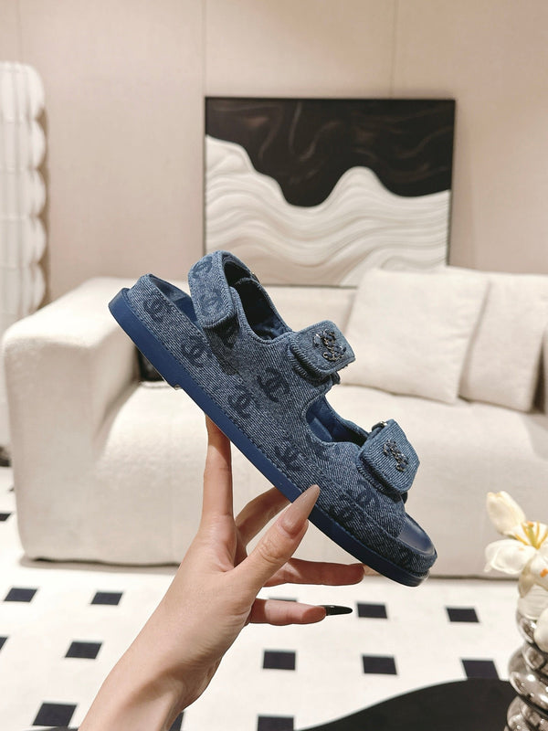 cc 25p dad sandal blue denim 237563