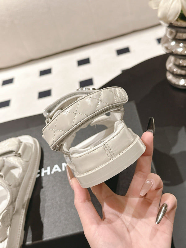 cc 25p dad sandal grey leather 237564