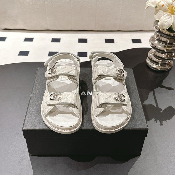 cc 25p dad sandal grey leather 237564