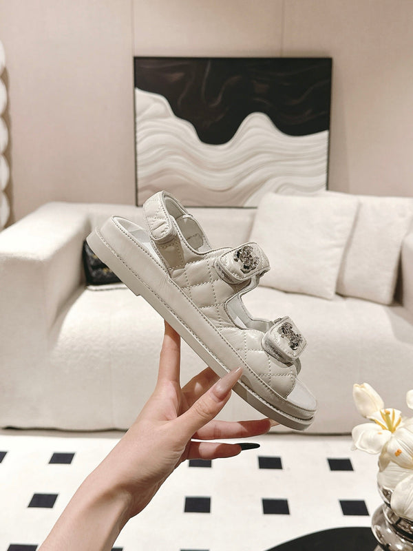 cc 25p dad sandal grey leather 237564