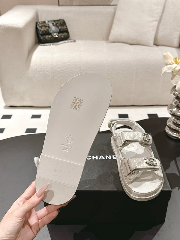 cc 25p dad sandal grey leather 237564