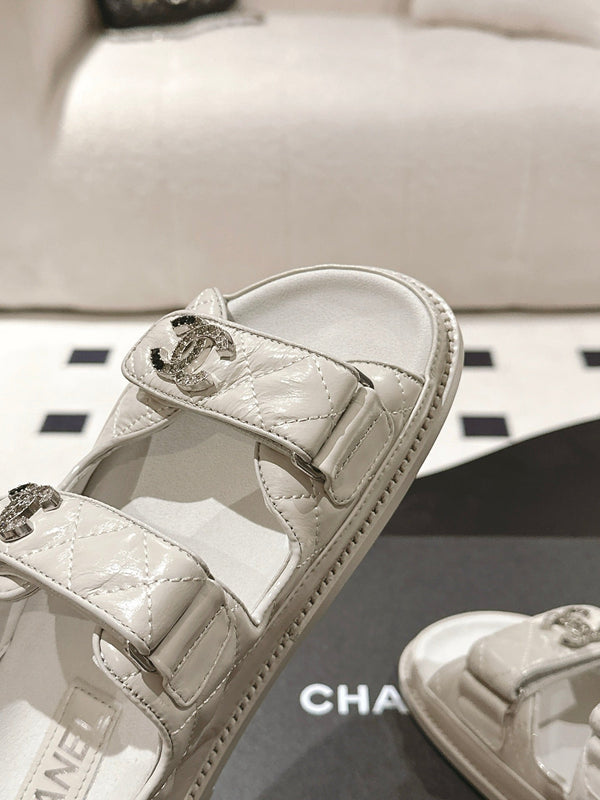 cc 25p dad sandal grey leather 237564