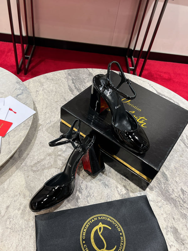 CL Jane Pump 55mm Patent Calf Leather Black