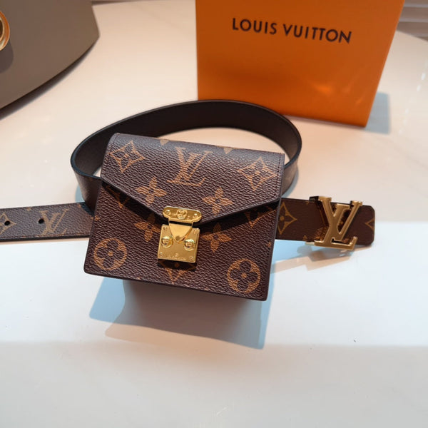 Lv Metis Belt Bag 30 Lv Buckle Brown Monogram
