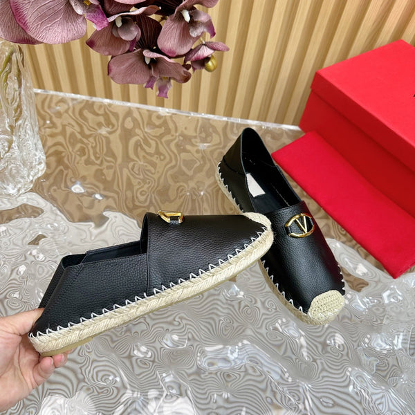 Vlogo Loafer Black Leather