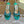 Jimmy Sandal 130mm In Duck Neck Blue Lambskin With Stone 581553