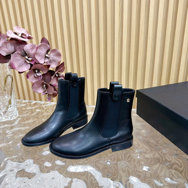CC Ankle Boots 25mm Black Calfskin