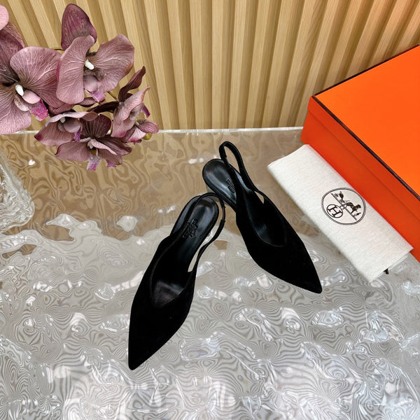 HM Intime 75 Pump Nero Scamosciato 957087