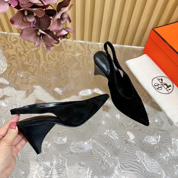 HM Intime 75 Pump Nero Scamosciato 957087