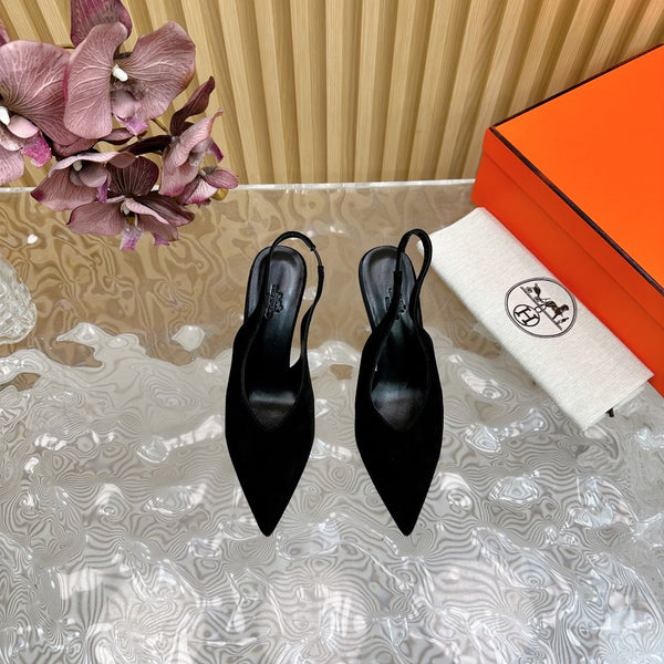 HM Intime 75 Pump Nero Scamosciato 957087