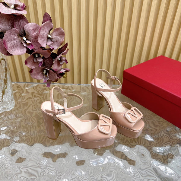 VT High Heels Sandals 110mm Nude Calfskin 286480