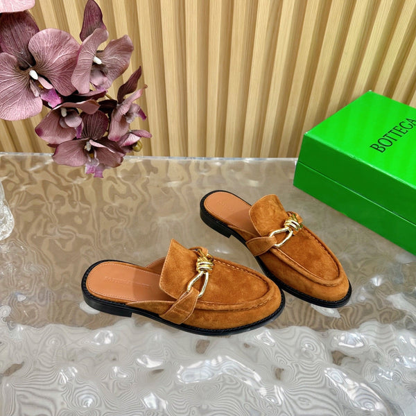 Astaire Loafer Gold Suede Ghw 176169