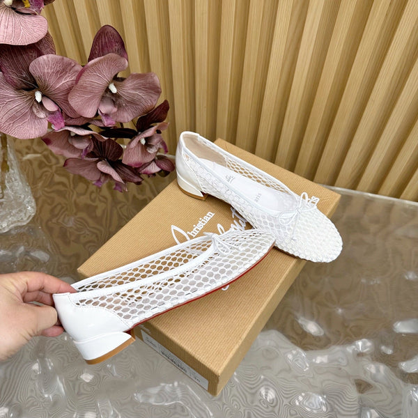 CL 25 Mary Jane Pumps White Mesh 317851