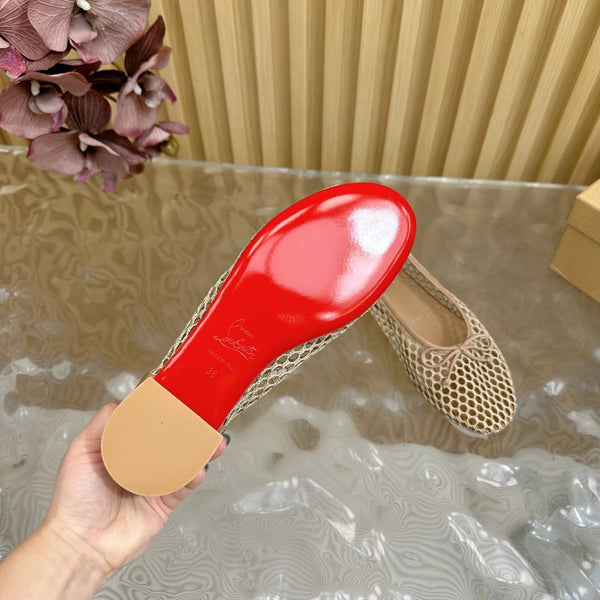 CL 25 Mary Jane Pumps Beige Mesh 317853