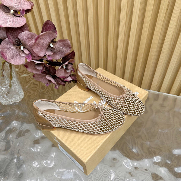 CL 25 Mary Jane Pumps Beige Mesh 317853