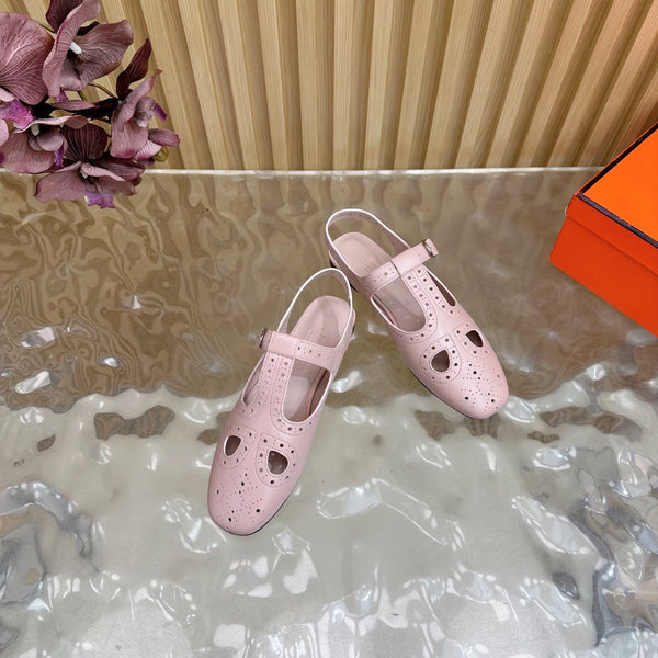 HM 25 Kim Slingback Pink Lambskin 352955