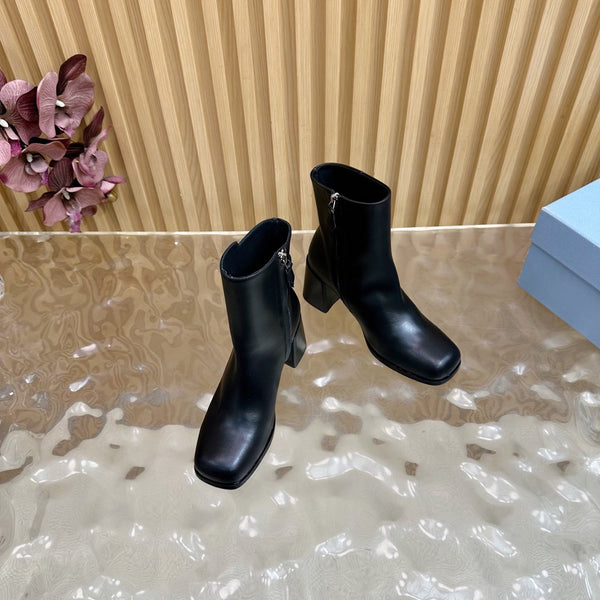 Prada 25 Boot Black Cowhide 498226
