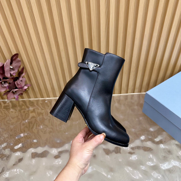 Prada 25 Boot Black Cowhide 498226