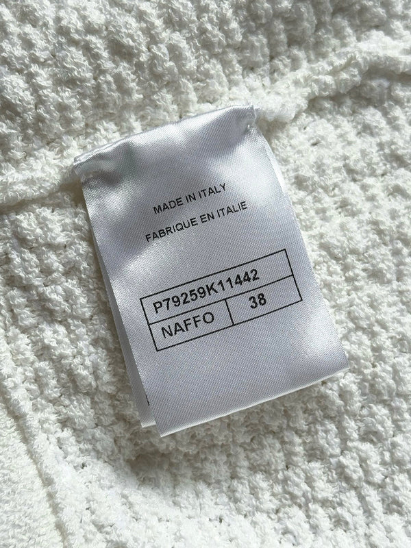 Chanel 25P Mini Skirt White Tweed 237298