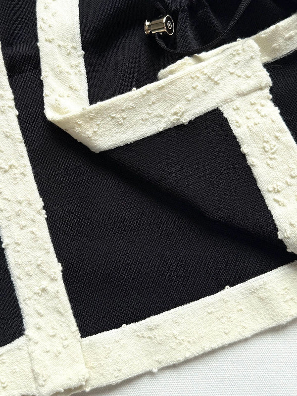 CC 25 V-neck Cardigan Black Laine-Wool